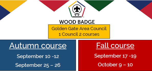 Graphic advertising Wood Badge