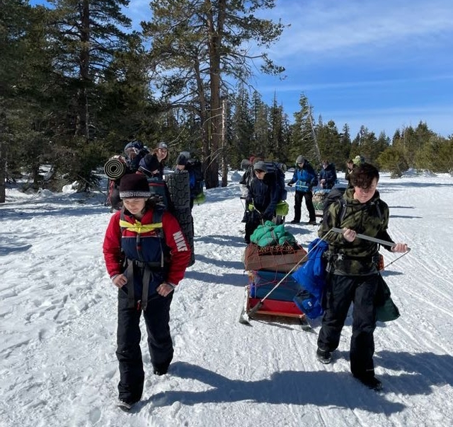 Snow camping