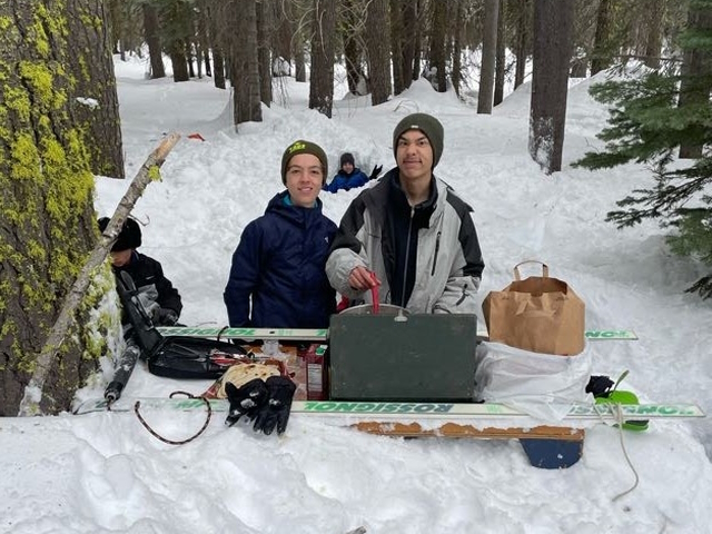 Snow camping