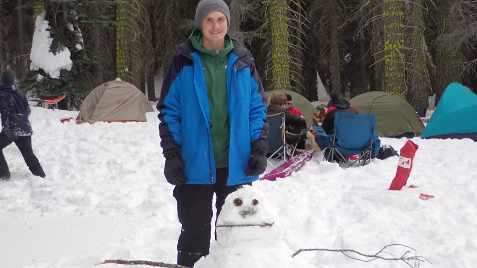 Snow camping