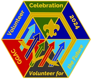 Volunteer celebration logo for 2024